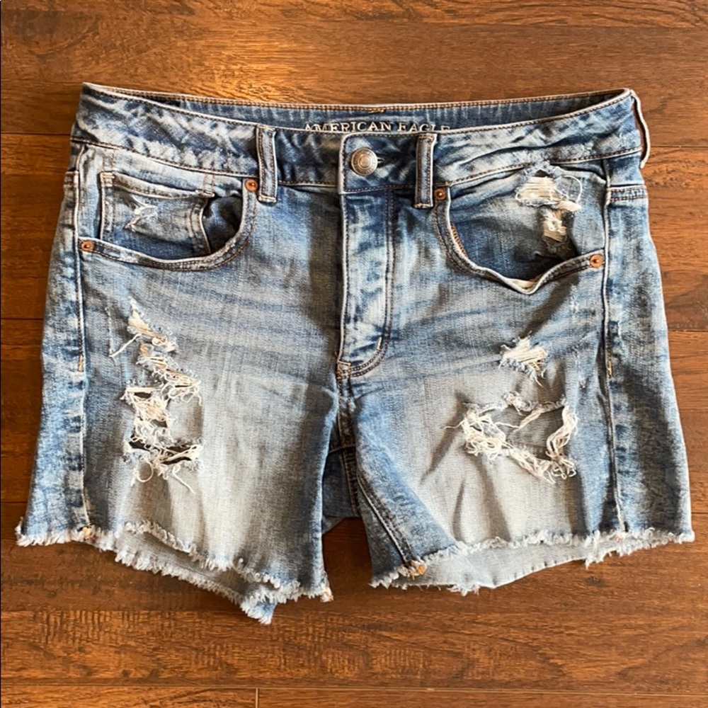 American Eagle Tom girl jean shorts 6